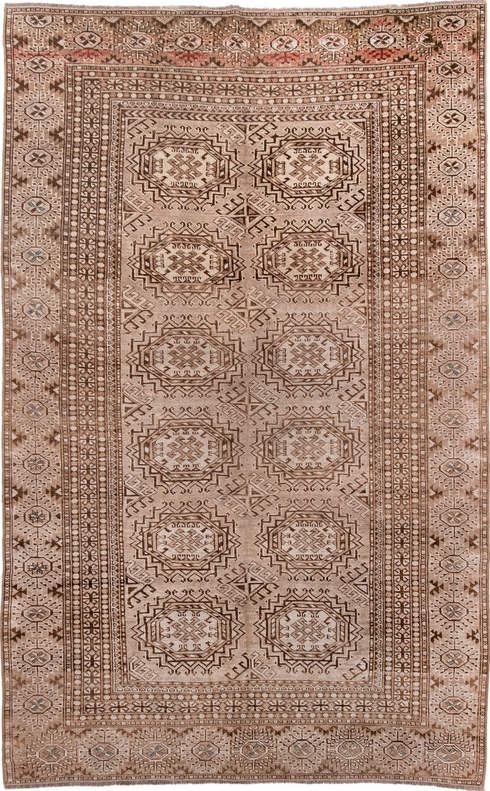 Antique Afghan Area Rug (5' x 8')